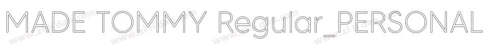 MADE TOMMY Regular_PERSONAL USE字体转换